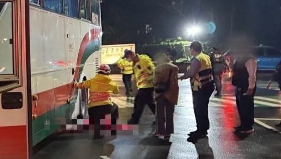 影/長庚大學校內公車輾過男子下半身　三重客運：全賠