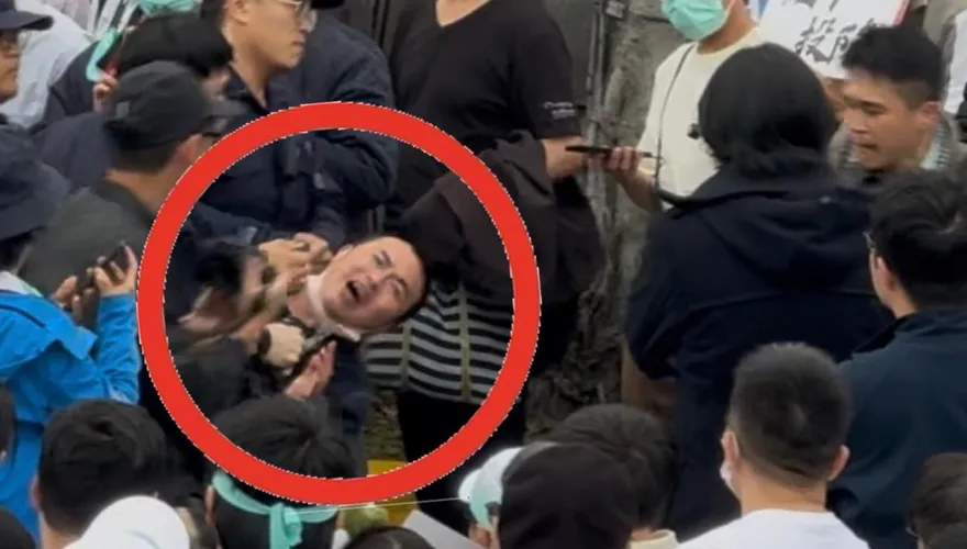 影/民眾黨凱道不只吃屎哥鬧場！製茶師網紅趁機作秀遭轟