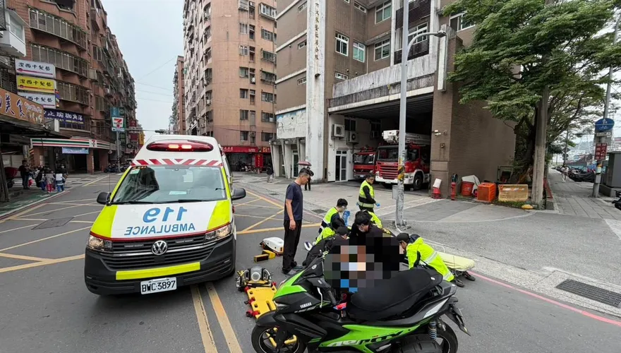 突發慘況！汐止男騎士自摔倒地　無呼吸心跳送醫搶命