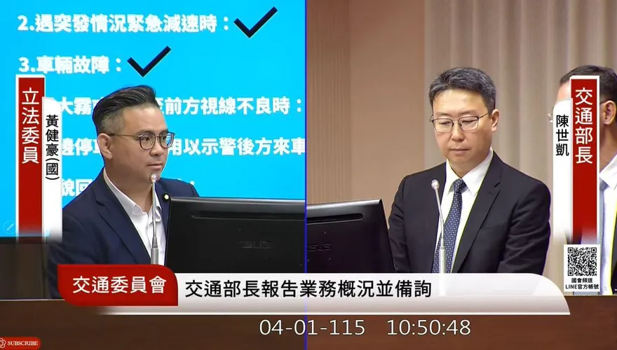 路邊停車打雙黃燈要罰錢？藍委質疑法規不合時宜