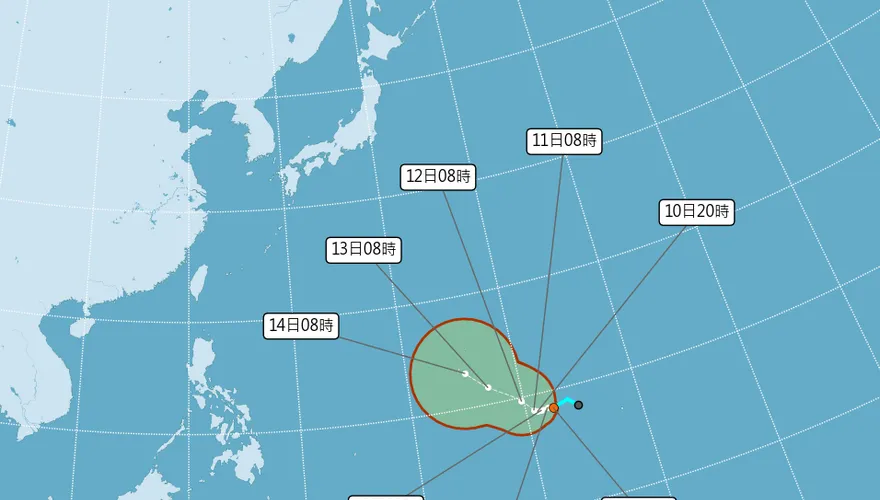 準颱辛樂克估「環流系統大」　專家示警：有機會達強颱