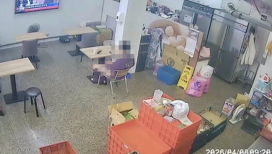 影/新莊變態男早餐店脫褲猥褻　警循線逮人送辦