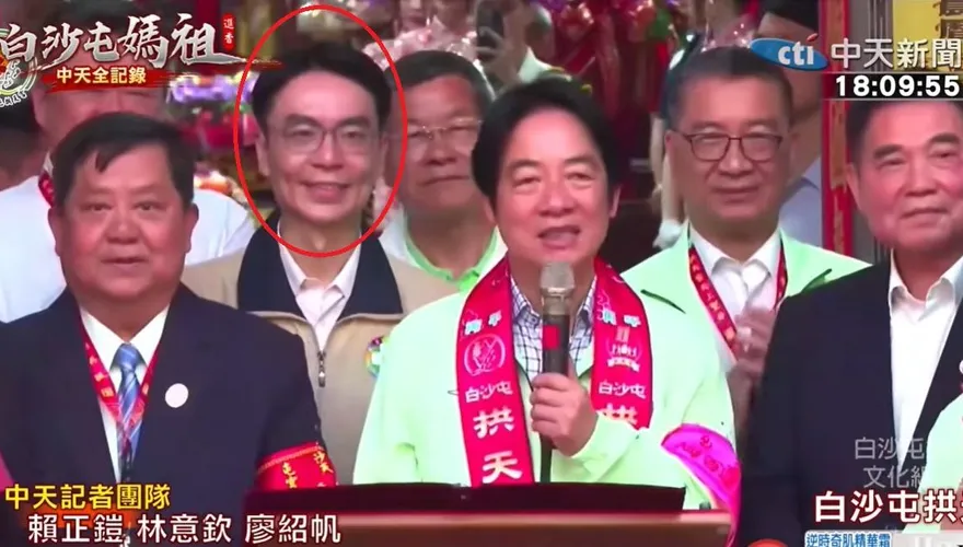 賴清德拱天宮參香出包！點名綠營候選人「獨漏南投温世政」　本人回應
