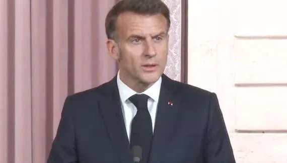馬克宏推立法反外國干預　防假消息亂2027大選