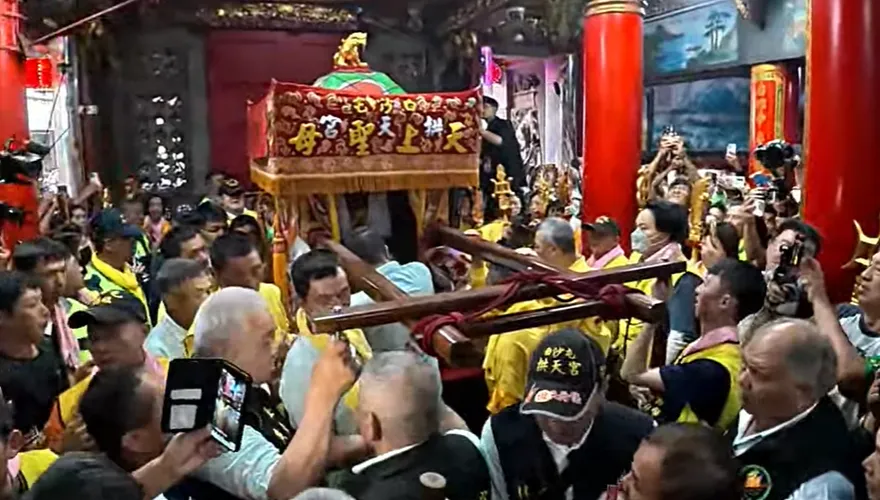 八天七夜進香圓滿謝幕！　白沙屯媽祖下午4點10分回宮安座