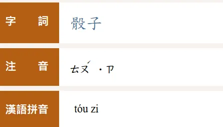 「骰」子正確讀音是「ㄊㄡˊ」　家長驚：念錯10幾年