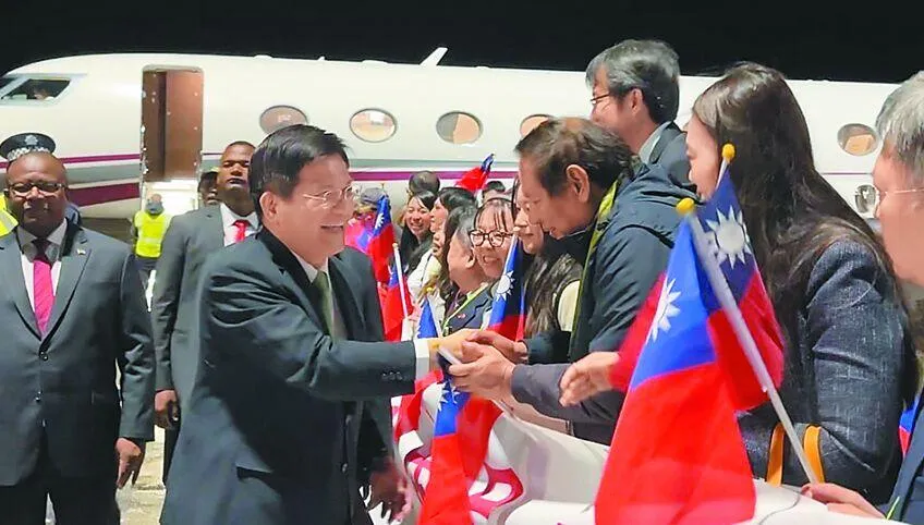 林佳龍排除萬難抵史瓦帝尼　外交部：蠻橫手段無法封鎖民主台灣