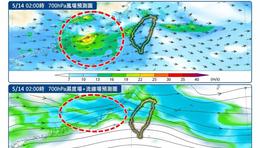 滯留鋒面發威！專家示警「對流列車效應」集中性降雨恐致災