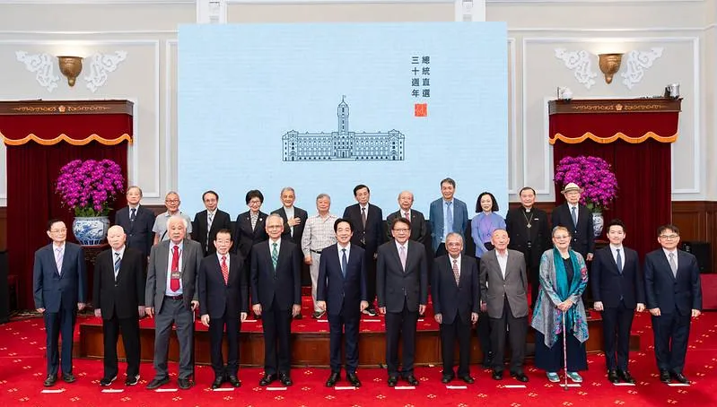 總統直選滿30年接見民主前輩　賴清德：台灣優先、堅守民主自由