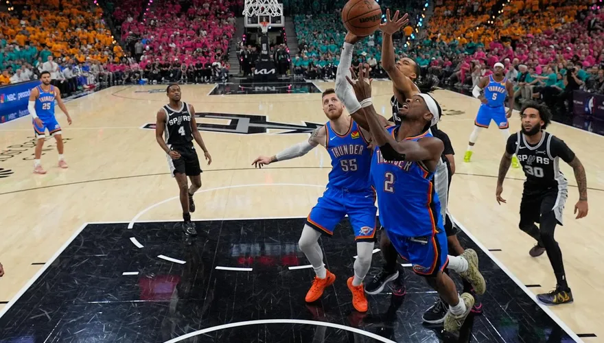 NBA/雷霆板凳轟76分！逆襲馬刺2-1領先　文班亞馬4籃板認輸