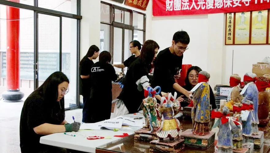 花蓮光復保安寺災後4校投入文物搶救　辦第一階段成果展