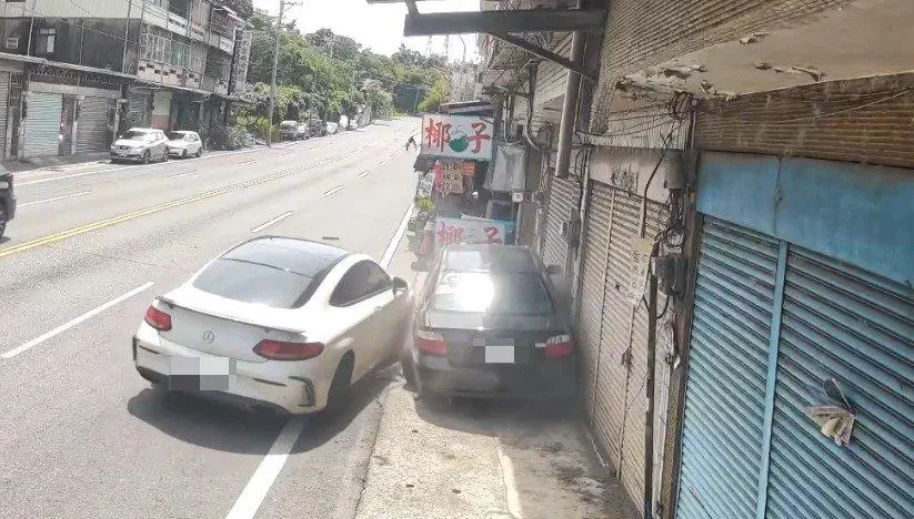 影/又是毒駕惹禍！男撞路邊車逃逸　警調監視器追人送辦