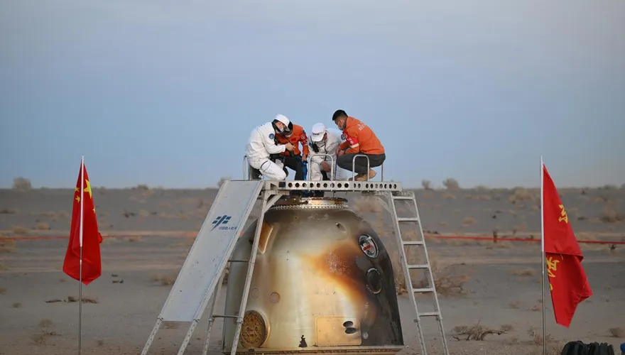 神舟二十一號乘組返回地球　「在軌210天」破陸太空史紀錄
