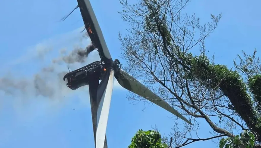 麥寮風機失火　台電：全面清查75部同型機組