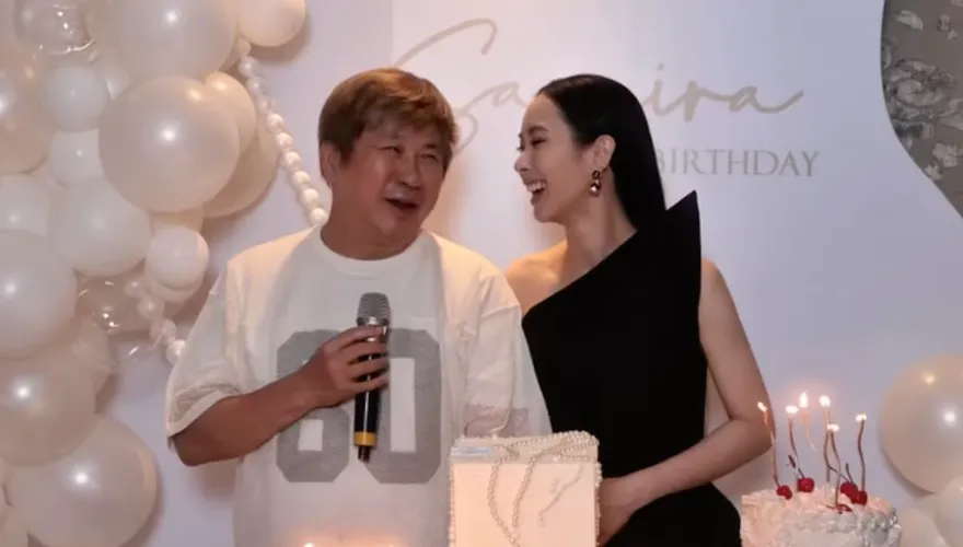 挺過淋巴癌12次化療！香蜜拉迎40歲生日　擁抱乾爹胡瓜淚崩