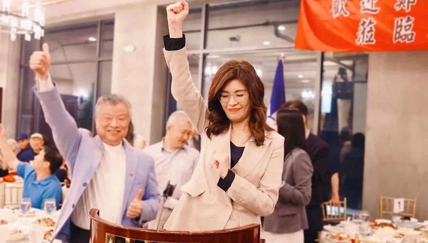 鄭麗文訪美轟動波士頓！影片曝光太震撼　她「一句話」意有所指？