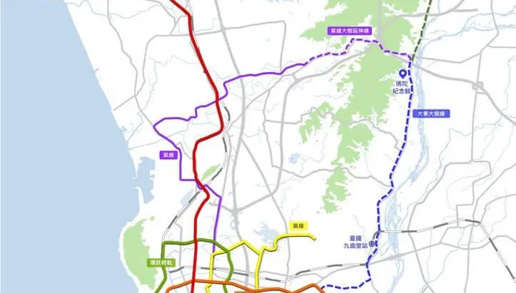 高雄規劃捷運路網至佛光山！　網諷：拿筆畫很快