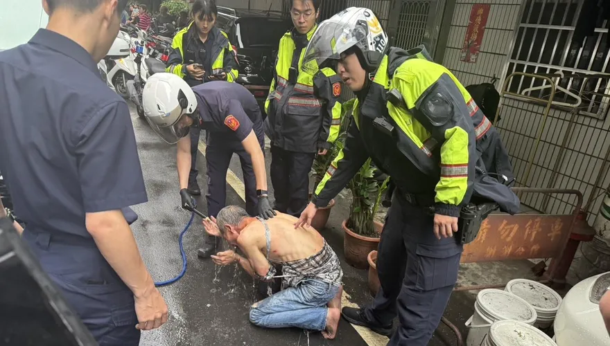 影/新北板橋毒駕拒檢逃逸　警圍捕開8槍逮人查獲毒品
