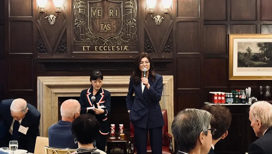 鄭麗文赴紐約「哈佛俱樂部」！盼台美攜手促進印太和平繁榮穩定