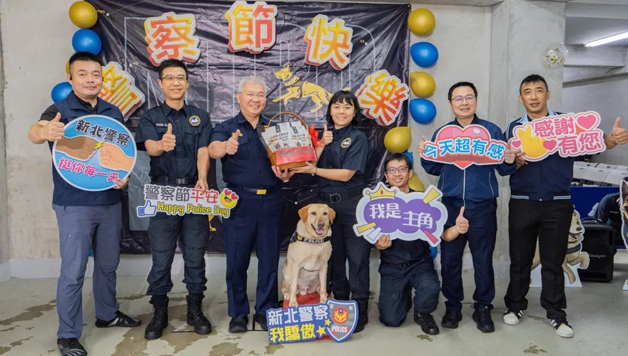 靠鼻子就賺進億元！警犬KENJI立神功　方仰寧親自授勳