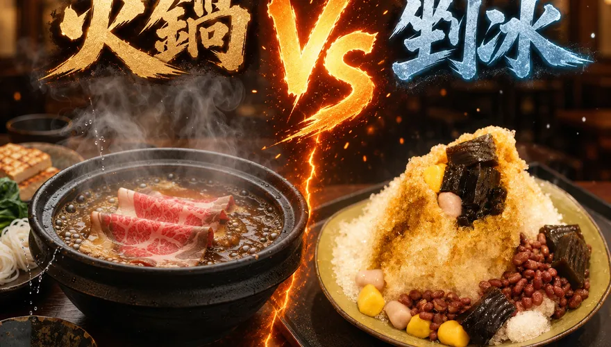 選戰料理東西軍開打！蔣萬安「火鍋」比喻台北　沈伯洋「剉冰」對決