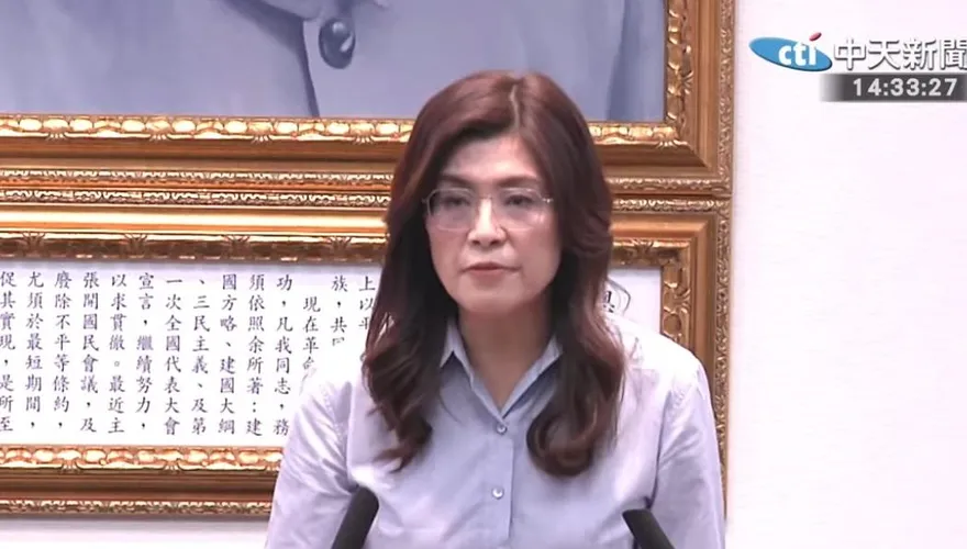 駁訪美層級爆料　鄭麗文：感謝它們一路陪伴、它們的報導全非事實！