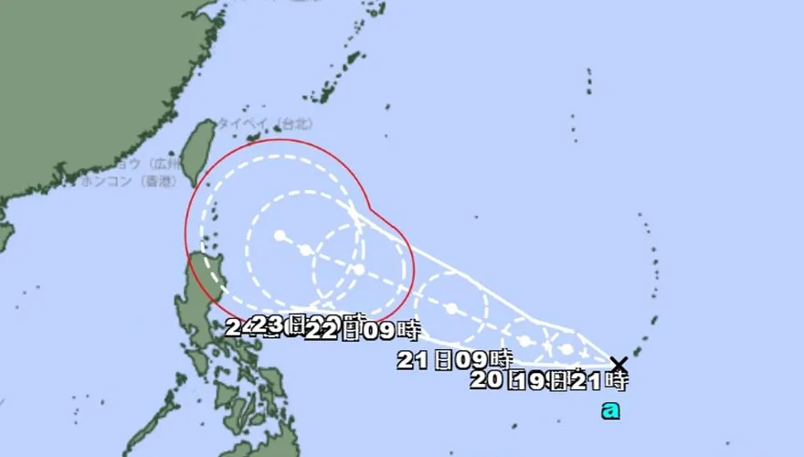 熱帶低壓生成！估明增強為颱風「米克拉」　最新路徑曝