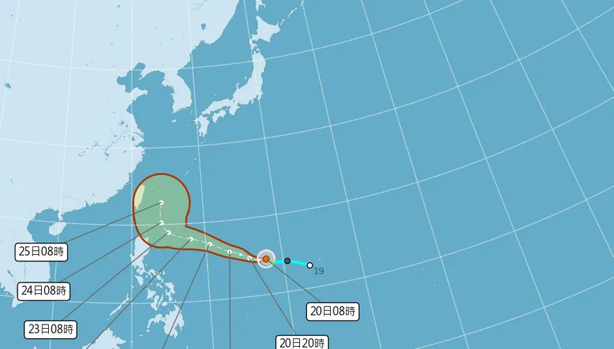 米克拉恐轉中颱！6/25、26最接近　氣象署：不排除發海警