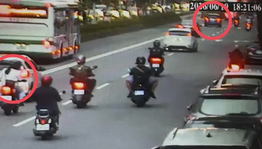影/見轎車飛出菸蒂撿起丟回車內　正義女騎士竟挨告