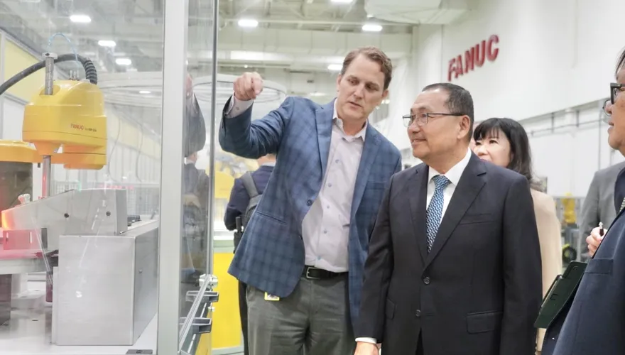 侯友宜訪美也衝了！拜會全球工業自動化大廠　布局新北智慧製造產業
