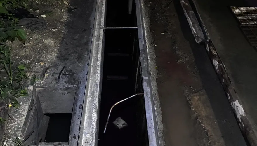 魂斷排水溝！新北工地夜班保全巡場「頭下腳上」摔死