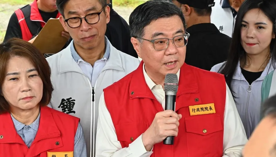 赴高屏勘災　卓榮泰喊「時間不等人」：預算沒過會束手無策