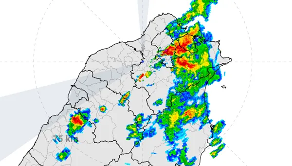 強對流胞強襲！台北市「1小時雨量上看40毫米」　防冰雹強風