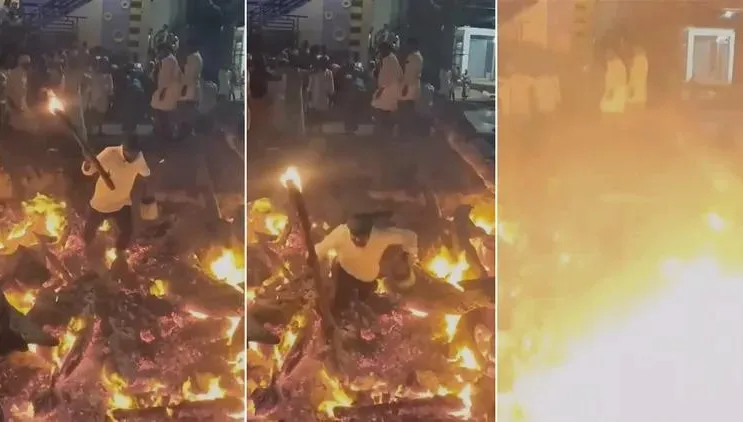 新婚一年天人永隔！印度男過火儀式「提油摔倒」爆燃亡