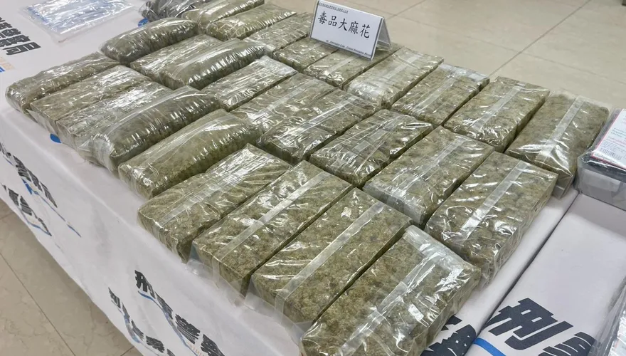 影/跨國桂圓包裹藏6公斤大麻　刑事局聯手海關逮2嫌