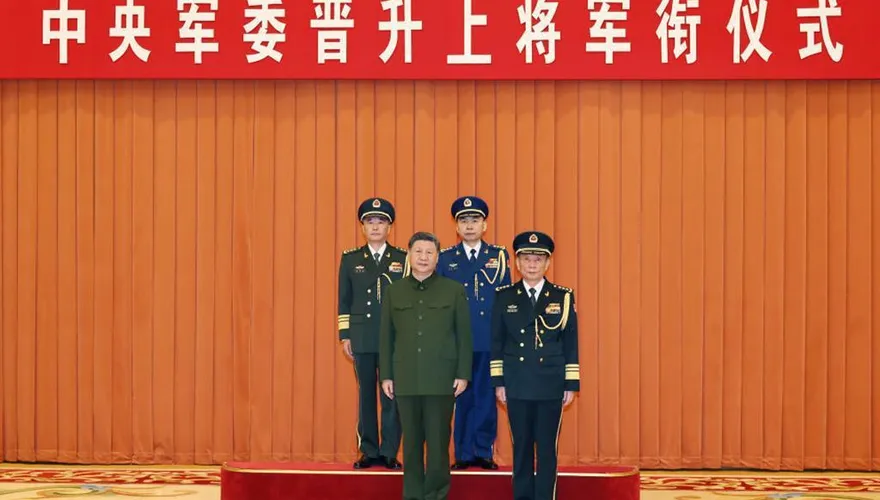 親自頒發命令狀！習近平晉升張曙光、王剛為上將