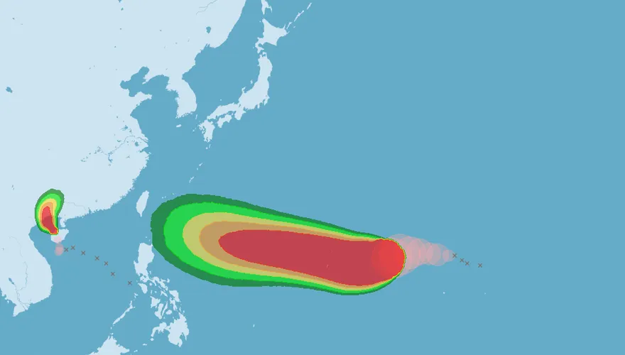 不排除登陸！強颱巴威2路徑曝　吳聖宇：風雨可能長達3天