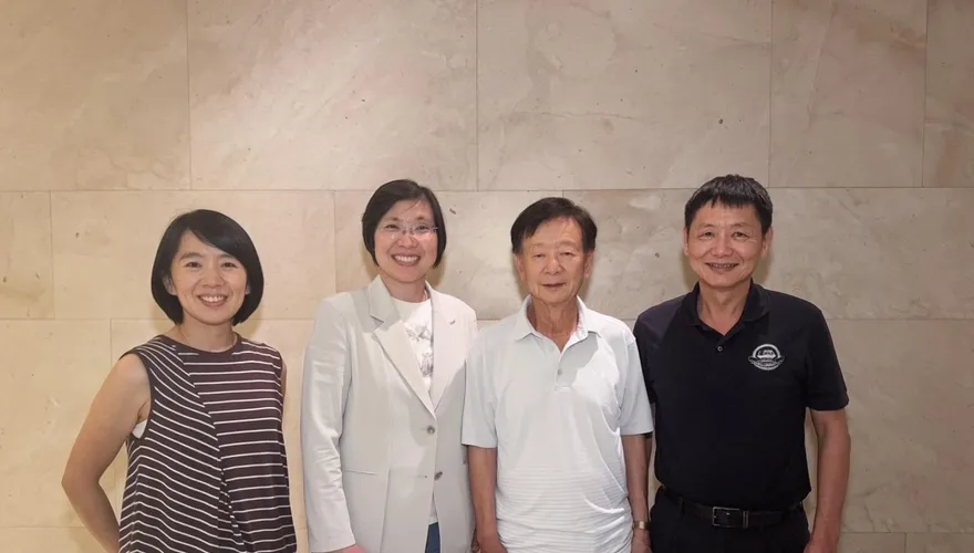 徐欣瑩拜會宣明智談電動車！　拋「AI落地」打亮新竹縣
