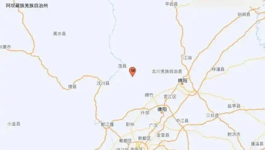 四川綿竹半小時「連3次」4級地震　竟是「18年前汶川餘震」