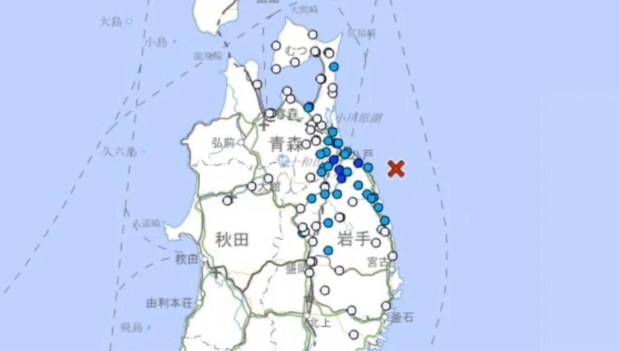 地殼不平靜！日本東北驚傳規模4.5淺層地震　居民嚇壞