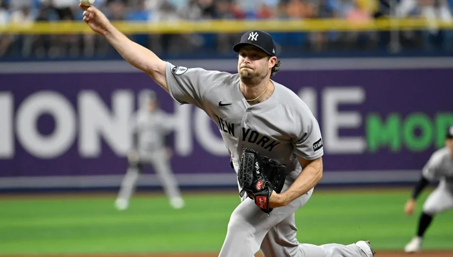 MLB/洋基打線熄火！塞揚王牌柯爾6.1局飆6K苦吞敗投