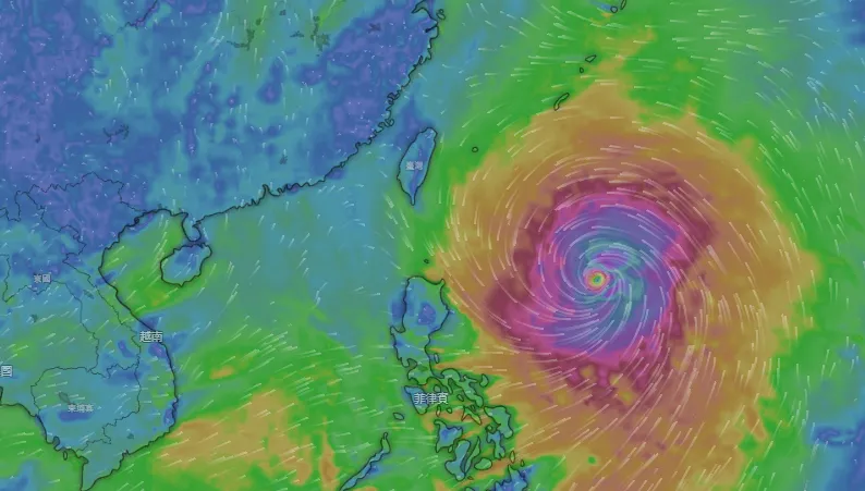 巴威超巨暴風圈逼近！金門「恐飆焚風」7/11起迎雷雨
