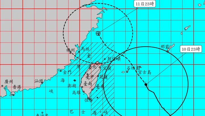 巴威就在家門口！氣象署示警「風雨最劇烈時刻」