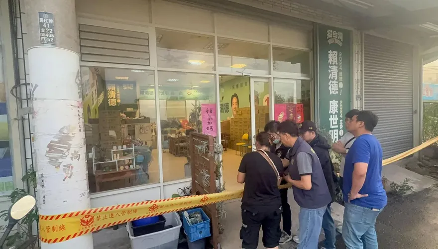 小偷颱風不停班！議員服務處被闖空門　洗劫公積金、茶葉