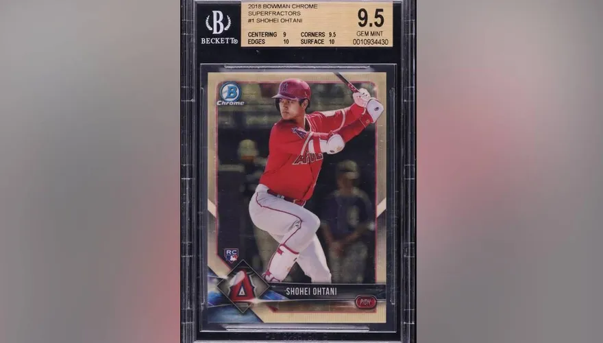 MLB/大谷翔平新人球員卡破紀錄！這張1億元成交