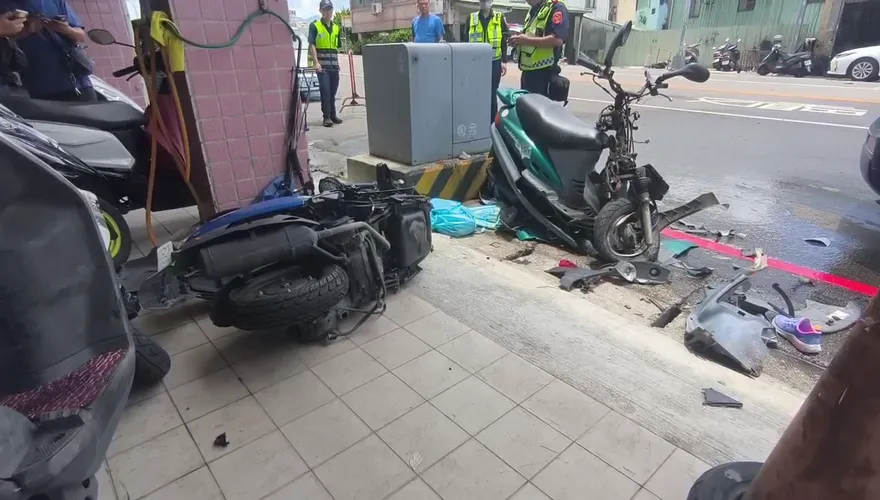 影/安全帽全是血！台中男中午酒駕逆撞1死1重傷　完全沒煞