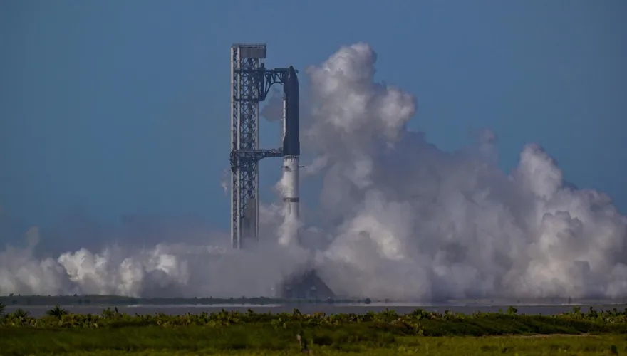 星艦發射倒數3秒「引擎異常」喊卡　SpaceX緊急中止測試飛行