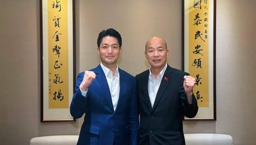 蔣萬安拜會韓國瑜促修《食安法》　邀7/25上凱道獲允諾