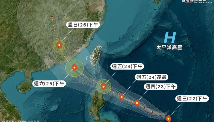 準颱風紅霞暴風圈恐撲南部近海　專家示警：東部南部風浪大