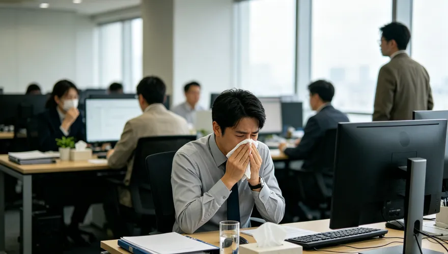 喉嚨痛去上班…3天內5同事全倒！醫揭密閉空間是病毒溫床